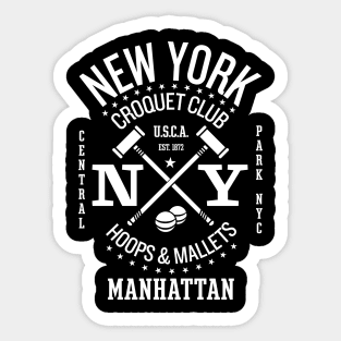 Croquet Club Sticker